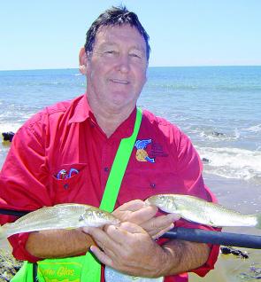 Whiting were everywhere along Facing’s open beaches and Macca’s Alvey was ready for them.